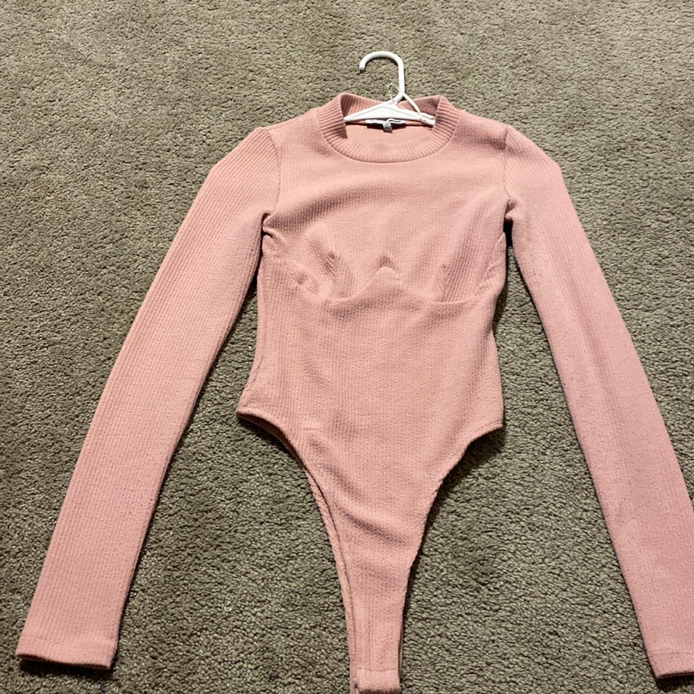 Peach bodysuit